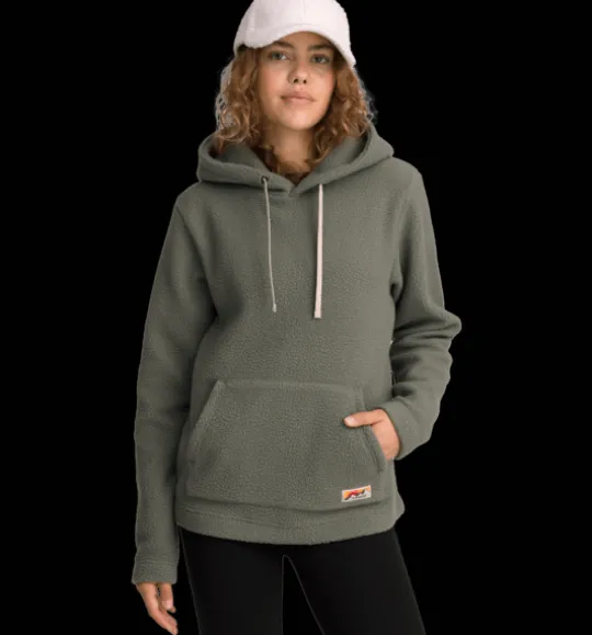 W Pile Hoodie