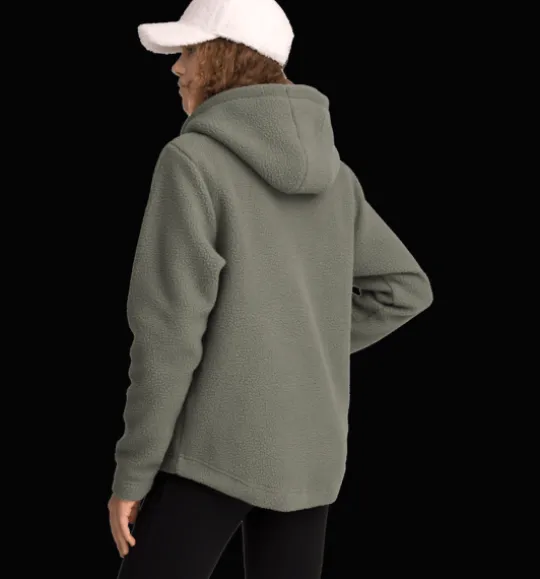 W Pile Hoodie